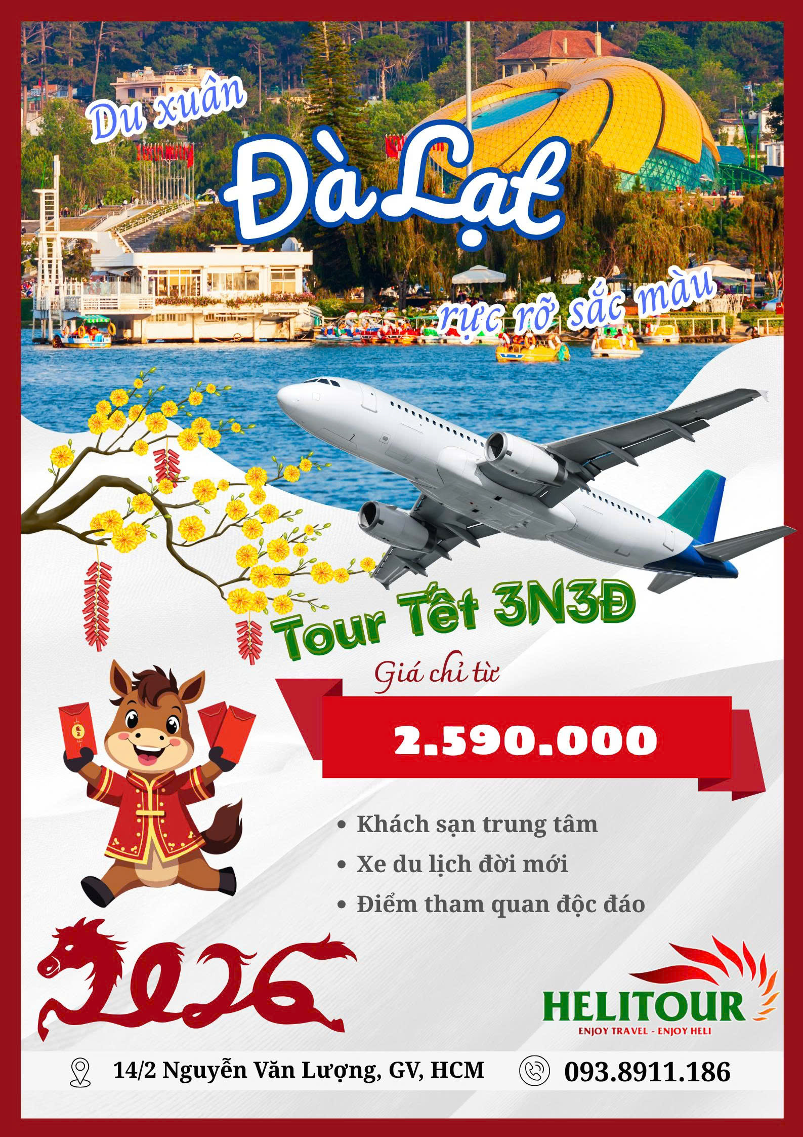 tour du lịch Đà Lạt tết nguyên đán 2026