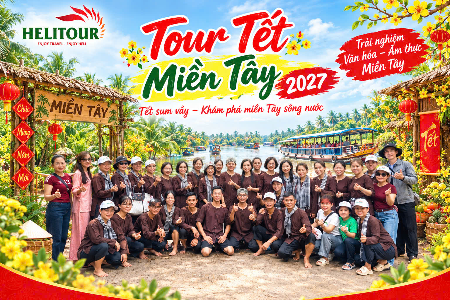 Tour Tết Miền Tây 2027 - Helitour