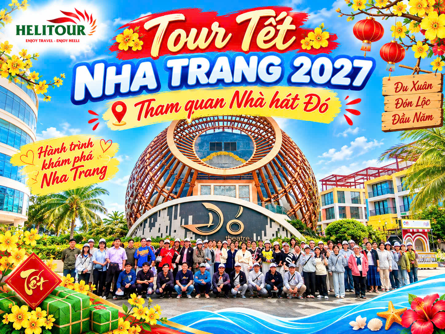 Nhà Hát Đó điểm đến đầu tiên trong Tour Nha Trang tết nguyên đán 2027