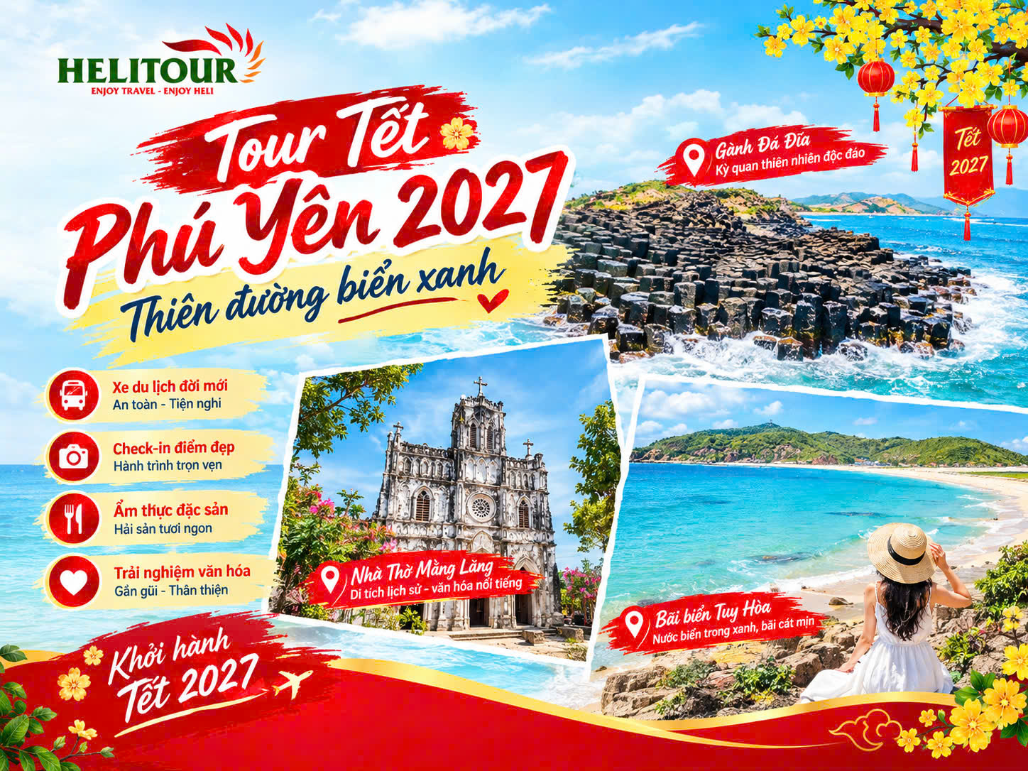 Các điểm tham quan Phú Yên trong dịp tết âm lịch 2027