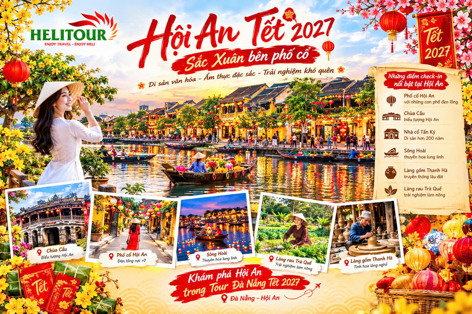 Hội An luôn là điểm đến phù hợp và ý nghĩa vào đầu năm mới trong Tour Đà Nẵng Hội An 2027