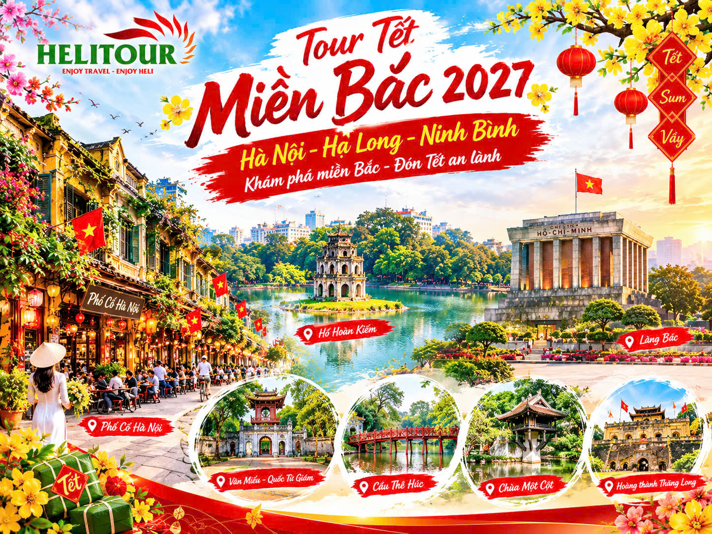 Tour Tết Hà Nội Hạ Long Ninh Bình 2027