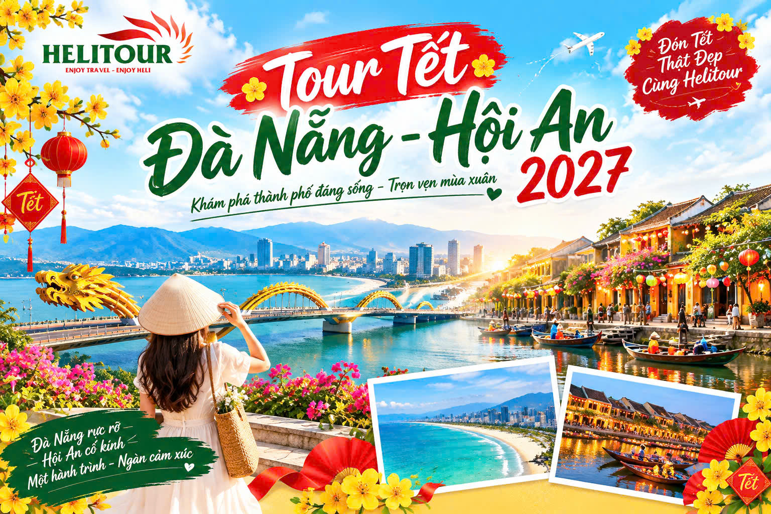 Tour Tết Đà Nẵng Hội An 2027 cùng Helitour